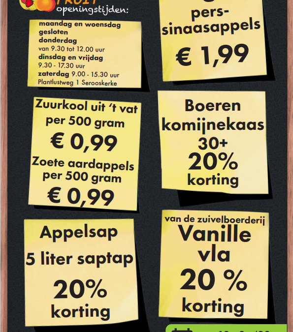 Weekaanbieding 7, 2023