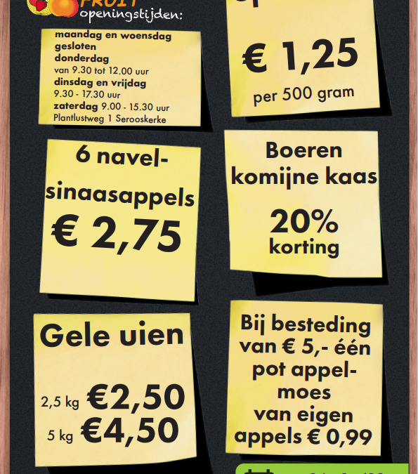 Weekaanbieding 13, 2023